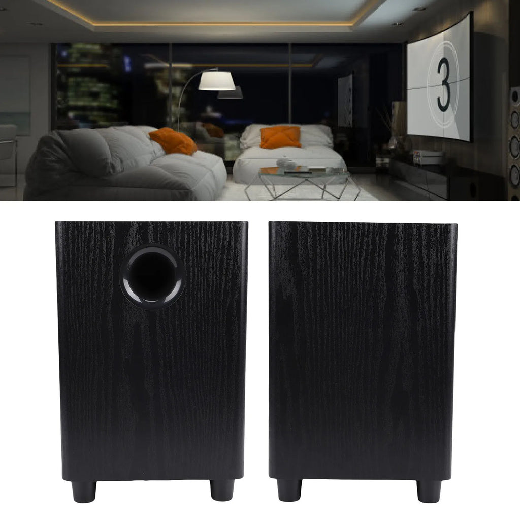 100W Home Subwoofer 6.5 Inch Independent Passive Subwoofer Speaker Plug and Play for Home Theater Party Home  Bass Woofer