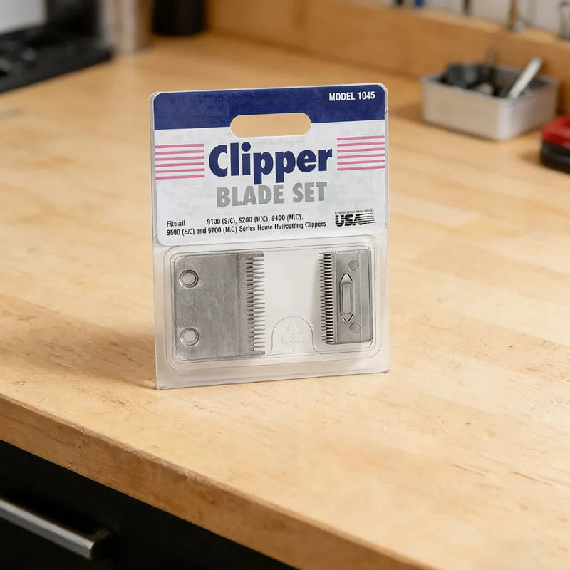 Replacement 1045 Blade Fit For Wahl Hair Clipper Basic /Multi-Cut/Premium/Deluxe Home Kit 9100, 9200, 9400, 9600, 9700 M/C, S/C.