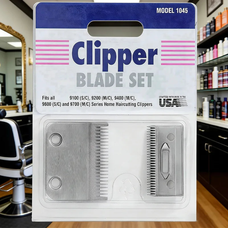 Replacement 1045 Blade Fit For Wahl Hair Clipper Basic /Multi-Cut/Premium/Deluxe Home Kit 9100, 9200, 9400, 9600, 9700 M/C, S/C.