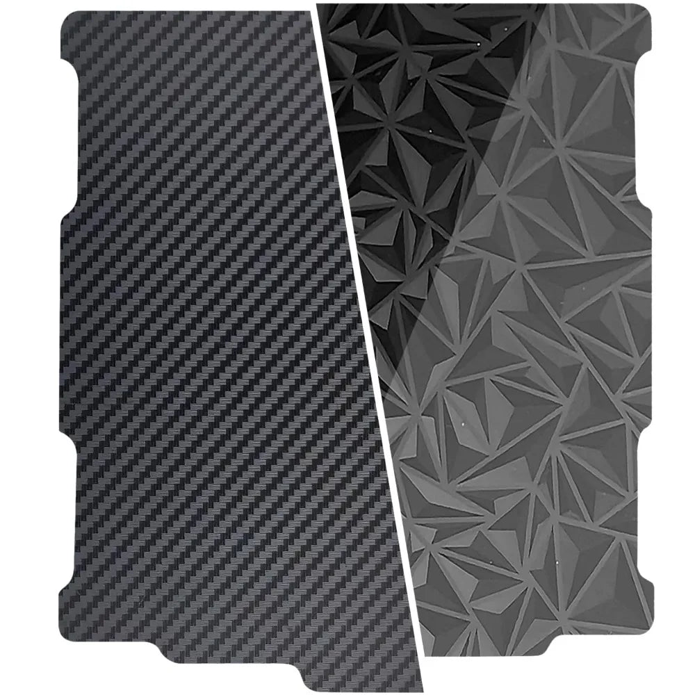 PET+PEI Build Plate For X-Maker 3D Printer 178x184mm Double Sided Smooth Textured PET PEI Spring Steel Flexible Heated Bed